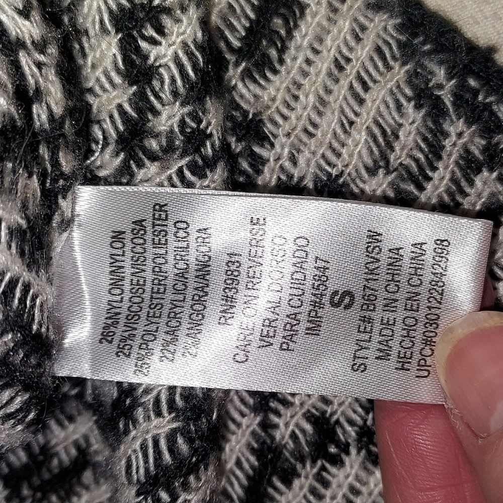 Democracy Shrugs Poncho Style Sweater - Picture 9 of 9